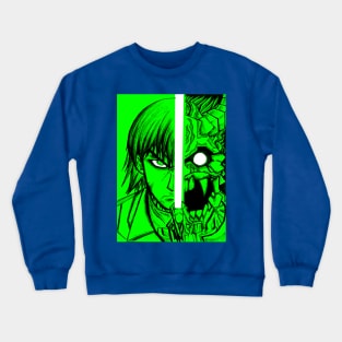 dante in green light hell Crewneck Sweatshirt